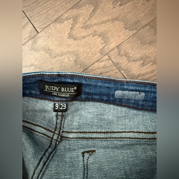 Judy Blue Skinny Fit Jeans Womens 9/29 Distressed/Destroyed Stretch Cropped - Picture 10 of 16